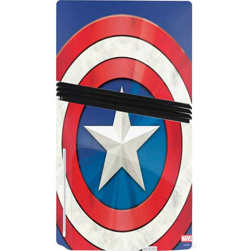 Marvel Captain America Shield PS5 Pro Disk Bundle  Skin